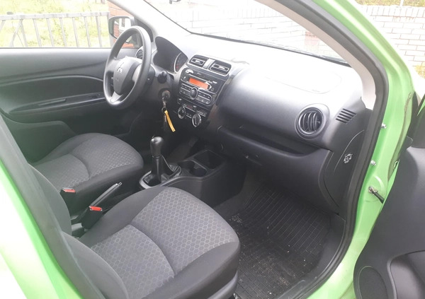 Mitsubishi Space Star cena 11300 przebieg: 88700, rok produkcji 2013 z Kalisz małe 562